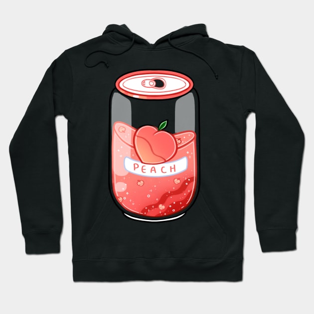 Peach Juice Hoodie by MidnightTeashop